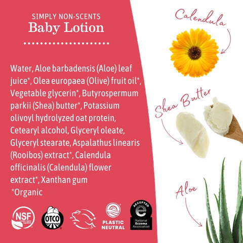 Loção Hidratante Infantil Sem Fragrância – Earth Mama