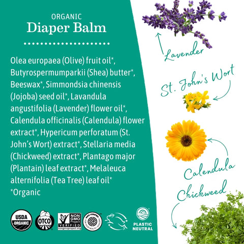 Creme para Assaduras Organico - Earth Mama