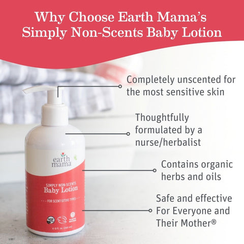 Loção Hidratante Infantil Sem Fragrância – Earth Mama