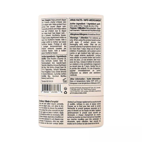Creme para Assaduras em Bastão Baby Leaves - Sem Fragrância