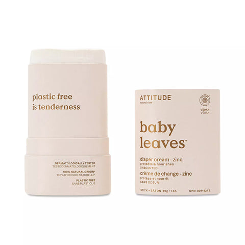 Creme para Assaduras em Bastão Baby Leaves - Sem Fragrância